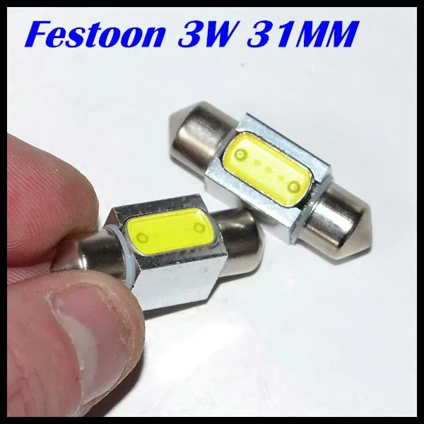 10X3 W гирлянда светодиодный 31 мм авто LED гирлянда для автомобиля с номерным знаком светильник Алюминий укрыты внутренной сводной крыше читающие автомобильный светильник