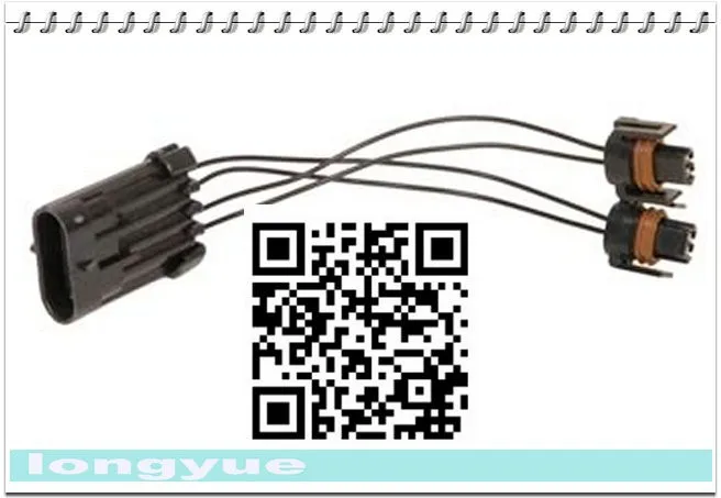 Longyue 2pcs Commander 950 Замена дроссельной заслонки адаптер инжектор топлива жгуты 1" 30 см провода