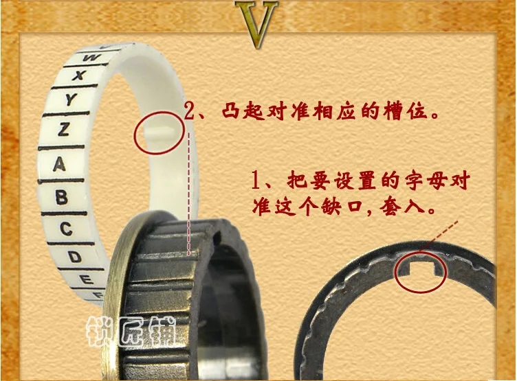 5 алфавитный замок бак камеры подставка Da Vinci кодовый замок комнаты блокирующий замок для реальной жизни Номер esc игры Реквизит