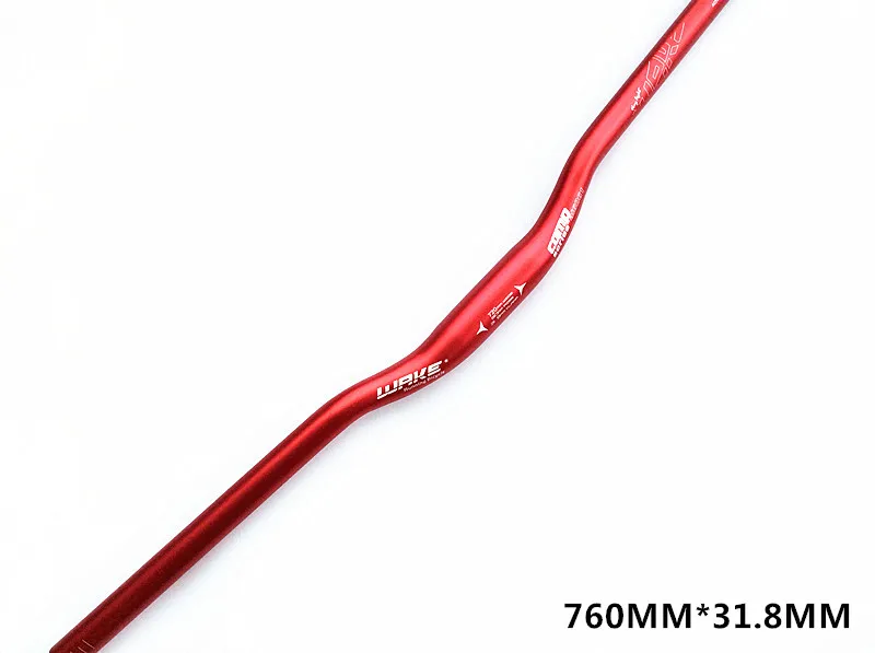 Bicycle Handlebar 31.8*680 720 740 760 mm Aluminum Alloy Handlebar For MTB Bicycle Road Bike Mountain Bike Parts Free shipping - Цвет: Red