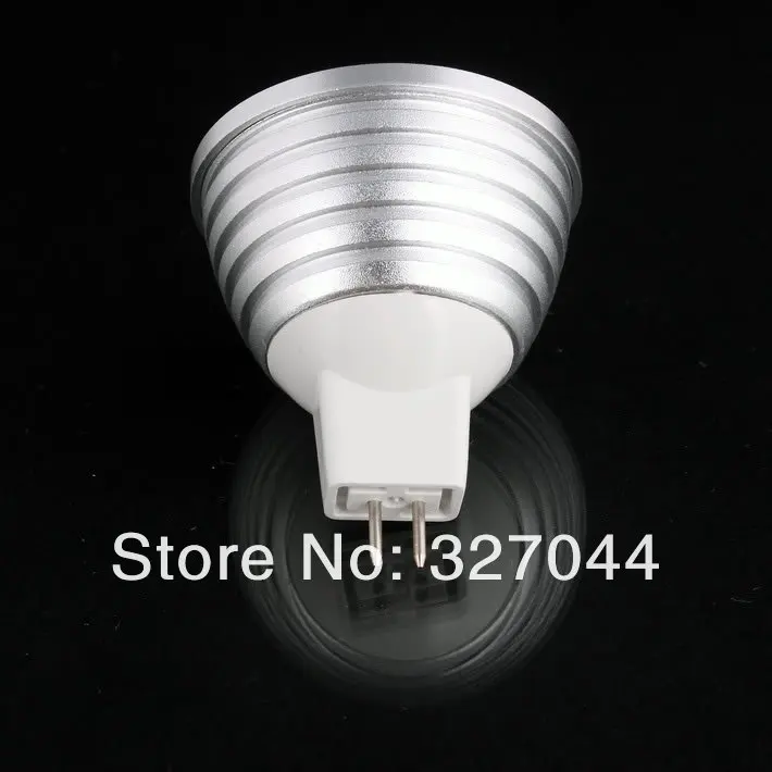 10 шт./лот 3 Вт MR16 GU10 GU5.3 E14 E27 основной памяти 3 Вт E27 RGB прожектор 16 Цвета магия внимания лампы ИК пульт дистанционного Лампа