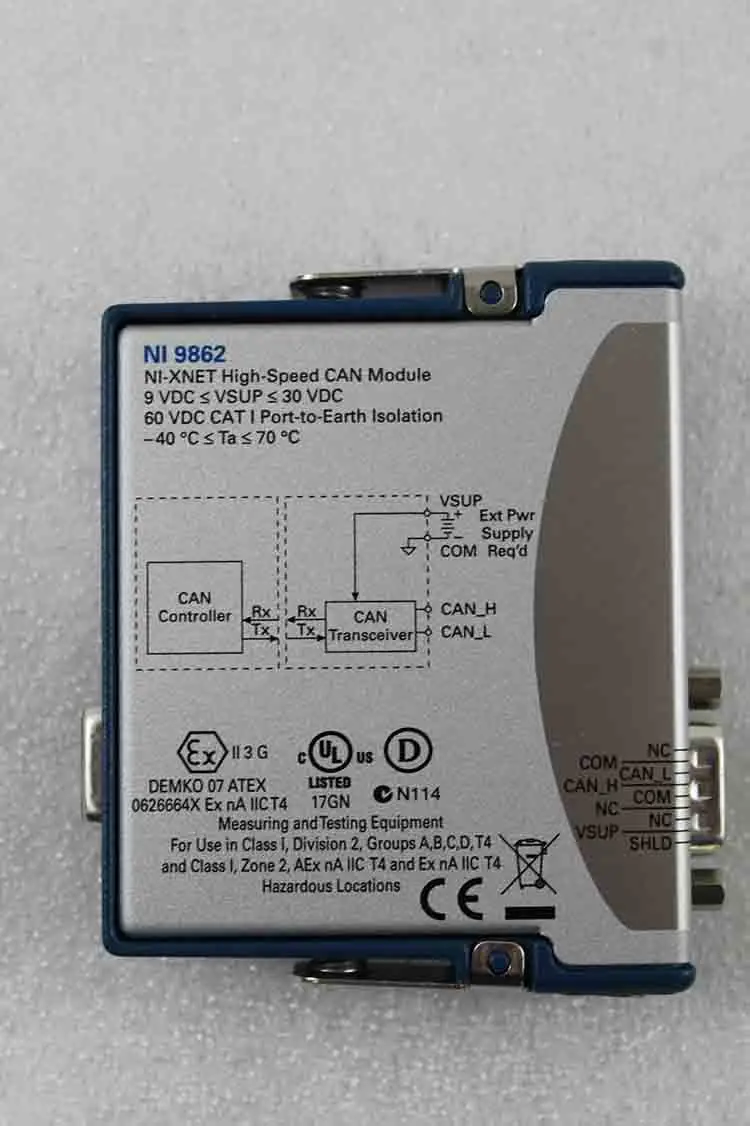 NI 9862 высокоскоростной NI-XNET CAN 781639-01 протестированный рабочий