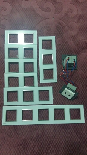 Livolo ЕС Стандартный DIY части пластиковые материалы функциональная клавиша, белый цвет, 2 банды для USB розетки, VL-C7-2USB-11(4 вида цветов