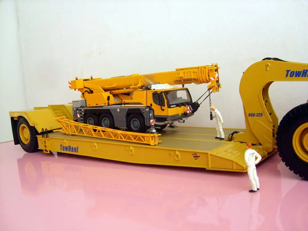 NORSCOT-55220 1:50 CAT 784C трактор с буксировщиком Trailertoy