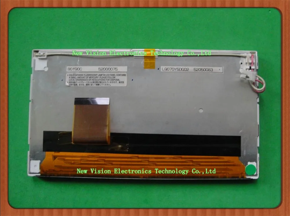 LQ070Y5DG02 " дюймовый 800*480 TFT ЖК-дисплей для автомобиля gps навигация
