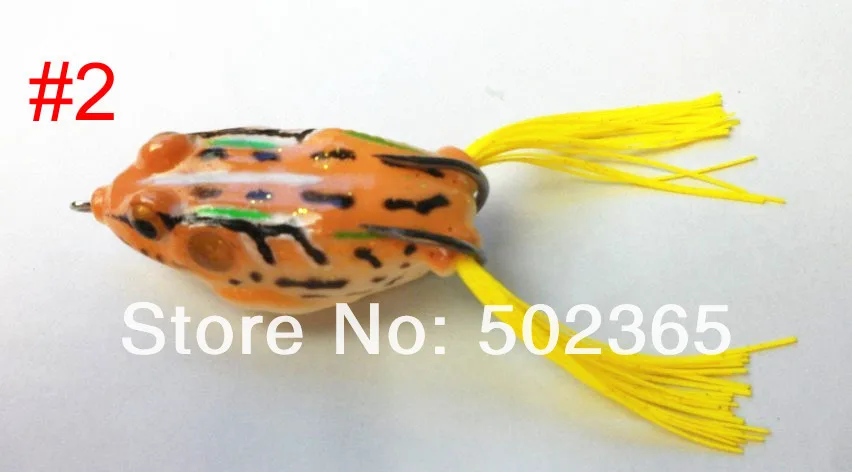 30 шт. Topwater приманки высоким содержанием углерода мягкие приманки 5.5 см 12.5 г пресной воды бас судак краппи минноу мягкая лягушки заманить воблеры рыбалка pesca