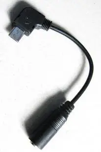 DHL. 100 шт./лот. Micro USB до 3.5 мм конвертер. MicroUSB на 3.5 мм Женский аудио разъем