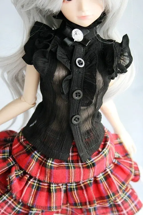 [Wamami] 80# черная рубашка 1/3 SD BJD для девочек
