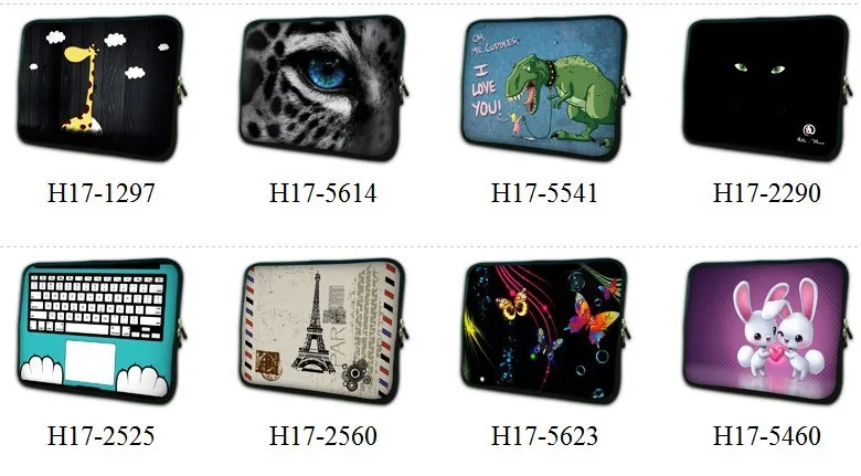 Пантера глаз 17 "17.3" 17.4 "Универсальный Laptop Sleeve сумка для HP Dell XPS Acer Toshiba ПК