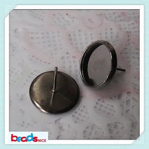 Beadsnice модные дизайнерские серьги diy post серьги подходят 20 мм кабошон настройки новые серьги без бретелей ID9695