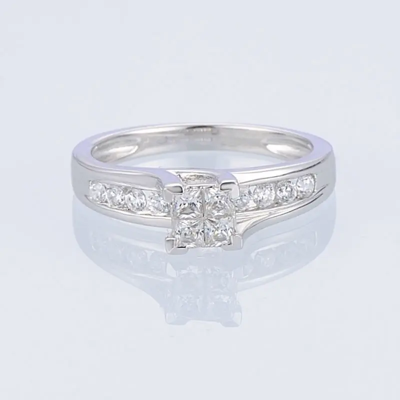 Silver Ring S301062AWCZSL925-SV2-W