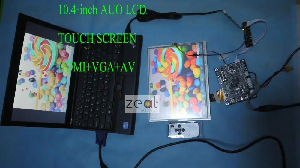 VGA+ AV плата управляющего драйвера+ 10,4 inch 800*600 A104SN03 4:3 панель ЖК-дисплея с сенсорным экраном+ USB Драйвер доска