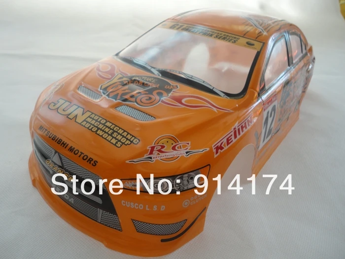 YUKALA 1/10 rc корпус автомобиля для 1:10 R/C гоночный автомобиль 190 мм henglong 2 шт./лот