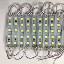 2000 шт. 5050 5 светодиодный модуль освещения DC12V Водонепроницаемый светодиодные модули, белый/теплый белый/красный/зеленый/синий
