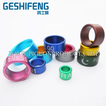 

2016 colorful rings for pigeon aluminium bird ring