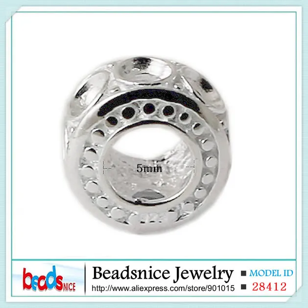 Beadsnice ID28412 чистый 925 серебряный полый разделитель серебряные бусины новые европейские бусины ручной работы на продажу