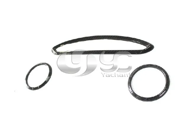 Сухой углерода Кондиционер Vent Surround Обложка 3 шт. подходит для Toyota GT86 FT86 ZN6 FR-S BRZ ZC6