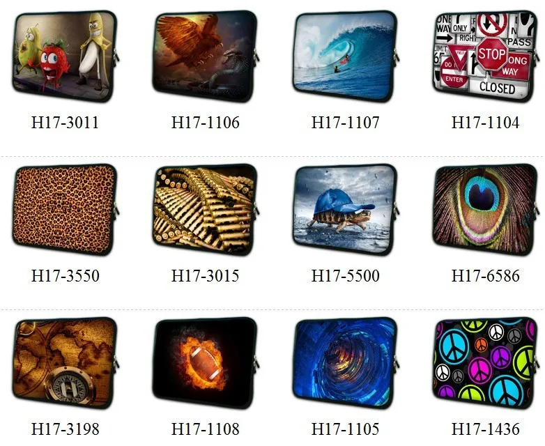 Пантера глаз 17 "17.3" 17.4 "Универсальный Laptop Sleeve сумка для HP Dell XPS Acer Toshiba ПК