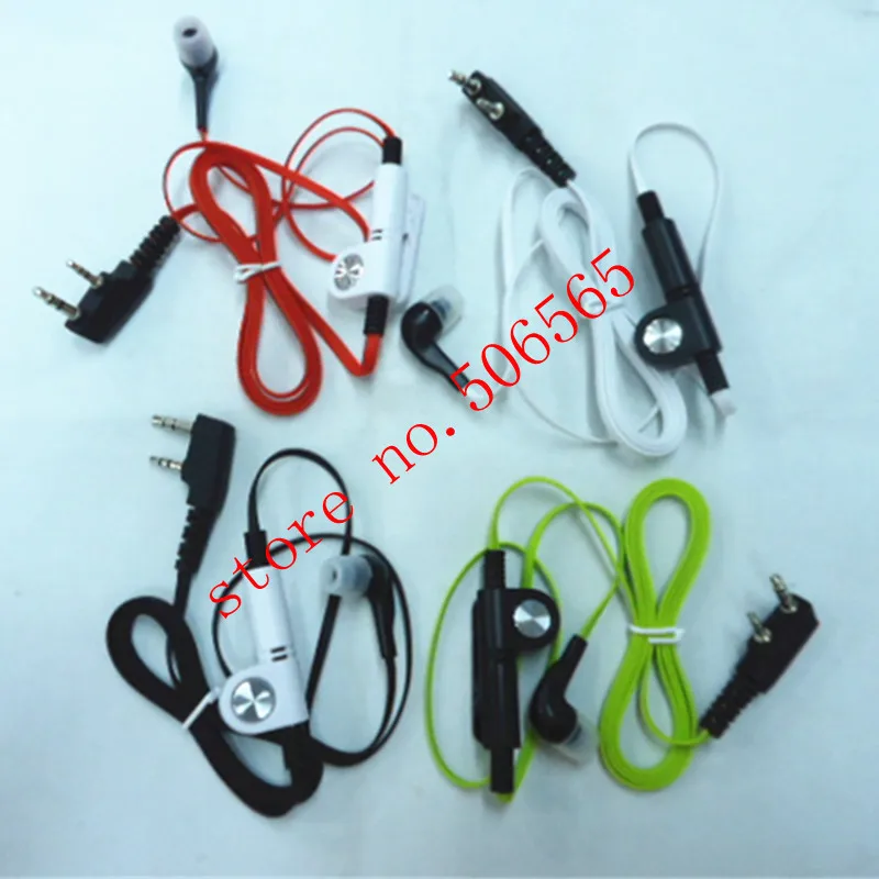 Модные яркие удобные в ухо наушники к разъем для Baofeng Puxing TONFA Линтон Quansheng и т. д. Портативная рация