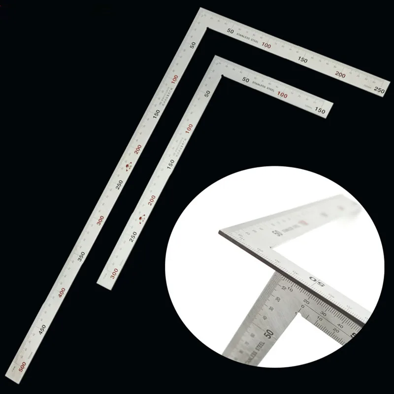 250*500mm Stainless Steel Angle Ruler Digital Protractor Inclinometer Goniometer Level Measuring Tool Angle Gauge herramientas