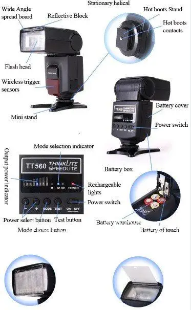 Godox TT560 Камера электронная вспышка Speedlite