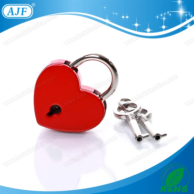 AJF новый продукт красный любовь замок для День Святого Валентина Продвижение сердце человеческого тела Jewelry замка, красота