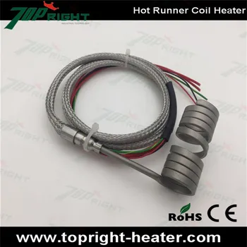 

2type 220v 300w spiral hot runner heater heating element coil heater machine