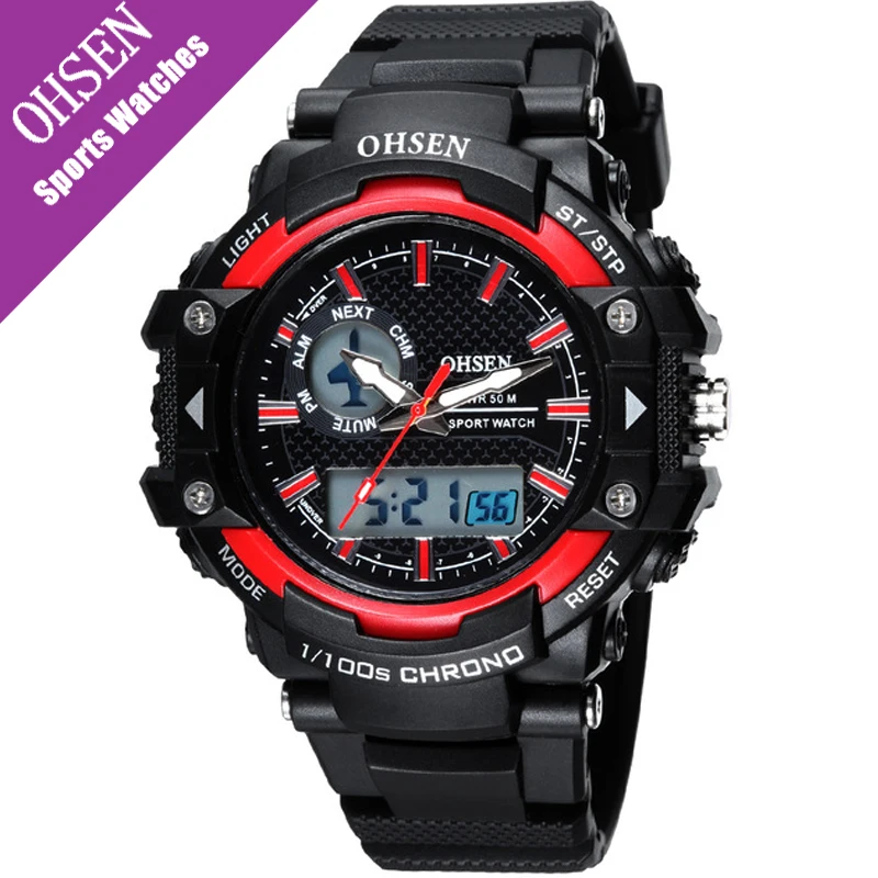 Ohsen font b Watch b font Men Military Army Multifunction Climbing Casual Wristwatches Led Water Resistant Ohsen font b Watch b font Men Military Army Multifunction Climbing Casual Wristwatches Led Water Resistant