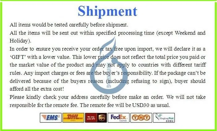 shipment