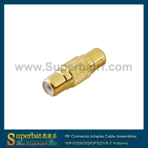 Superbat RCA адаптер RCA разъём Женский RCA прямой адаптер для домкрата разъем