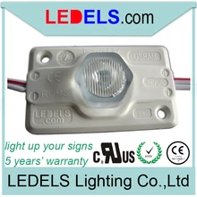 300 шт/партия, c/UL CE ROHS 12 v 1,6 w 120 люменов край света высокой мощности световой короб Светодиодный модуль для двухсторонней световой знак коробки