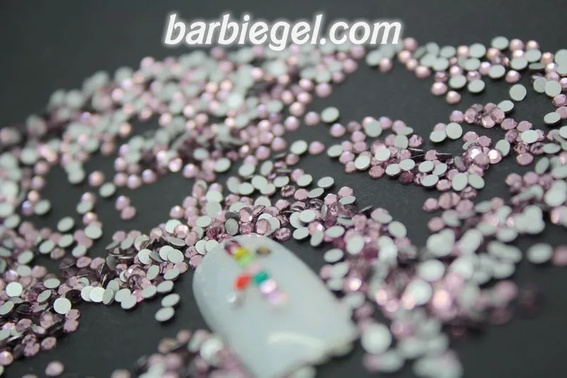 Блестящий SS3 SS4 SS5 SS6 SS8 SS10 SS12 SS16 SS20 Б ез исправлений розовый цвет DIY 3d-украшения для ногтей Flatback Аксессуары из стразов