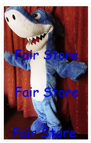 Профессиональный голубая акула Маскоты костюм для взрослых Размеры персонажа из мультфильма "Shark Маскоты te костюм нарядное платье EMS SW245