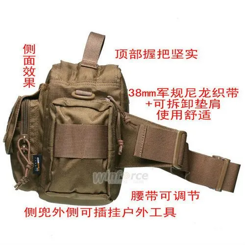 WINFORCE Тактический Шестерни/WS-06 Камера низкий профиль сумка/ CORDURA/качество гарантировано военно-outdoor сумки на ремне