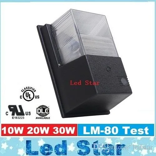 

Outdor Lighting 10W 20W 30W Wall Pack Led With IP55 Waterproof Mini LED Wall Pack Wall Mount Led Lights AC 110-277V UL DLC