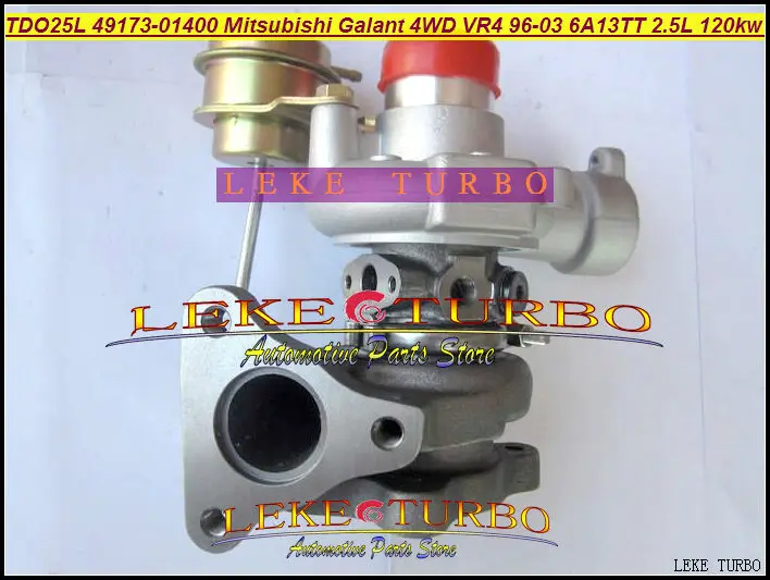 Wholesale New TDO25L 49173-01400 Turbo Turbine Turbocharger for Mitsubishi Galant 4WD VR4 1996-2003 6A13TT 2.5L 120KW LEKE