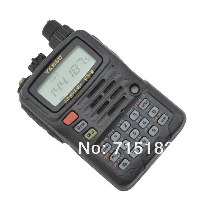 Yaesu VX-6R портативный Ham двухстороннее радио погружной FM трансивер Yaesu VX 6R радио