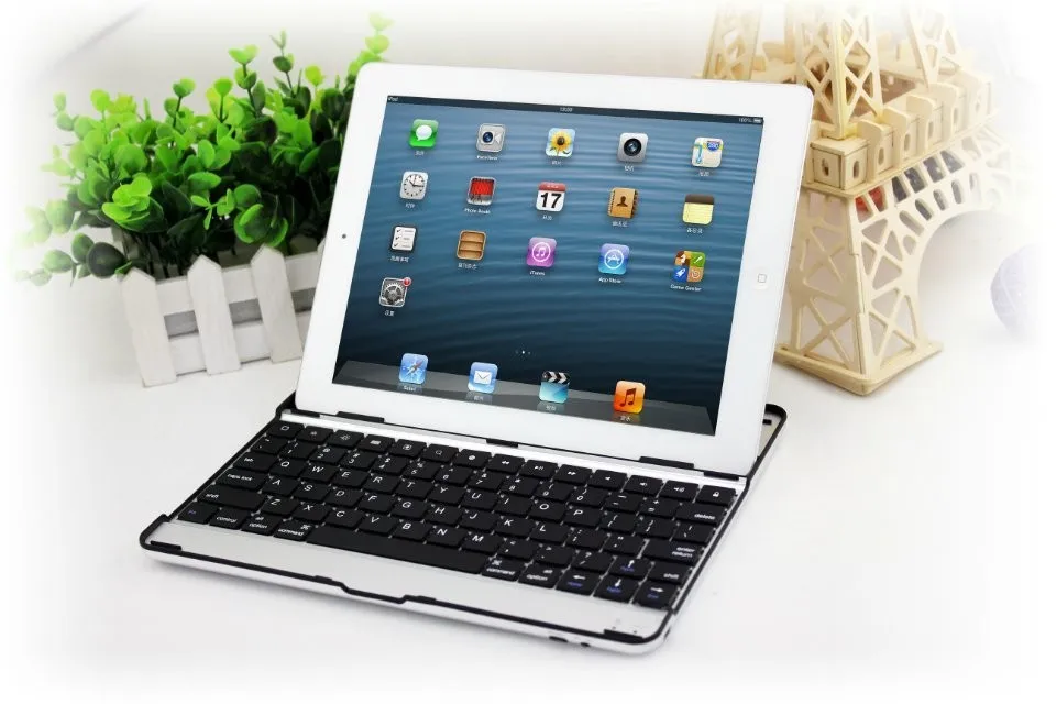 Ультра тонкий Bluetooth Беспроводной клавиатура ABS для iPad 2 3 и 4