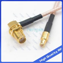 Высокое качество 6 дюймов MCX штекер SMA женский правый угол с rg-316 коаксиальный косичку соединительный кабель " 15 см Tanger кабели РФ