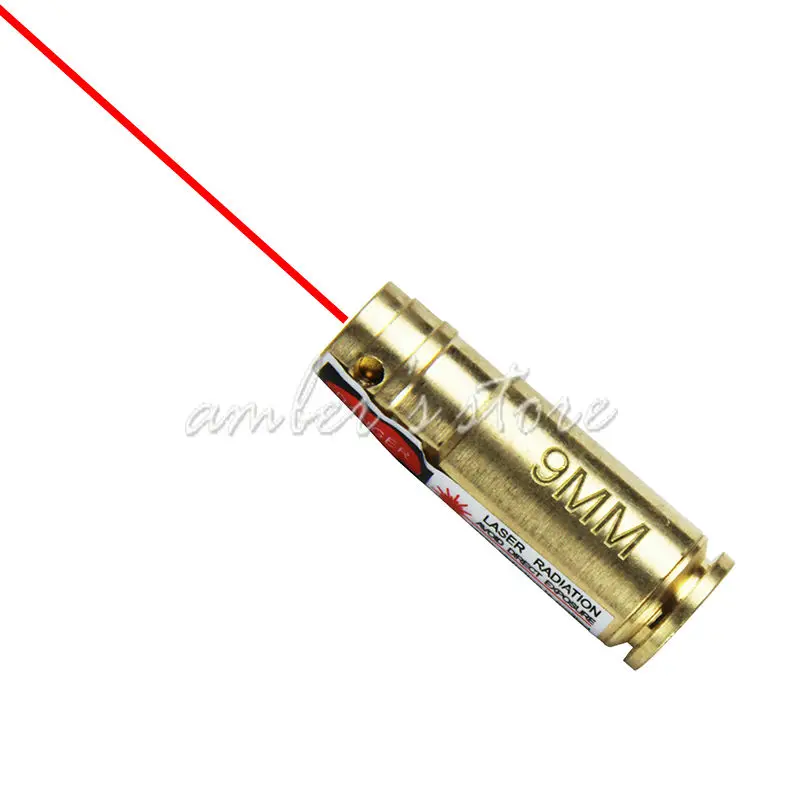 Тактический охотничий диаметр 9 мм дальнозорный лазер 9 мм лазерный Boresighter красный лазер 9 мм латунный патрон