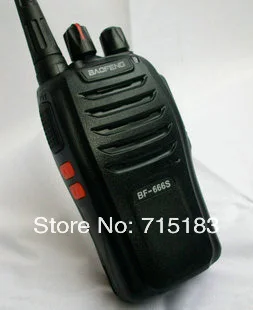 Портативное радио оптом Baofeng BF-666S UHF 400-470MHz 16CH 5W двухстороннее радио портативное ham мини рация