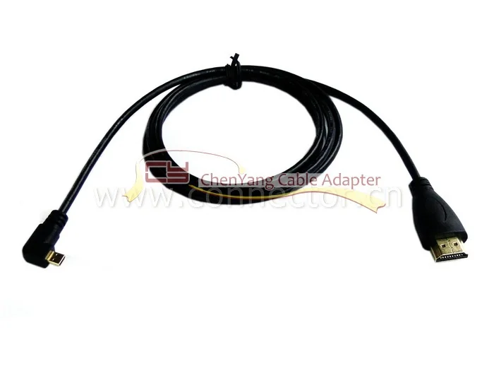 90 градусов влево под углом Micro HDMI кабель для Xoom Droid x acer A500 TF201