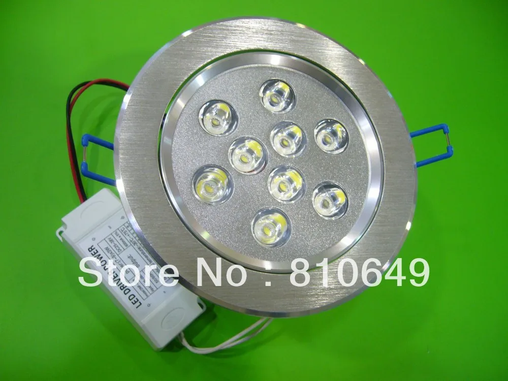 브러시다운 양극 27W 디 밍이 가능한 Led 다운라이트 + LED 조광기 IR 원격 제어 12 키 300w 스위치