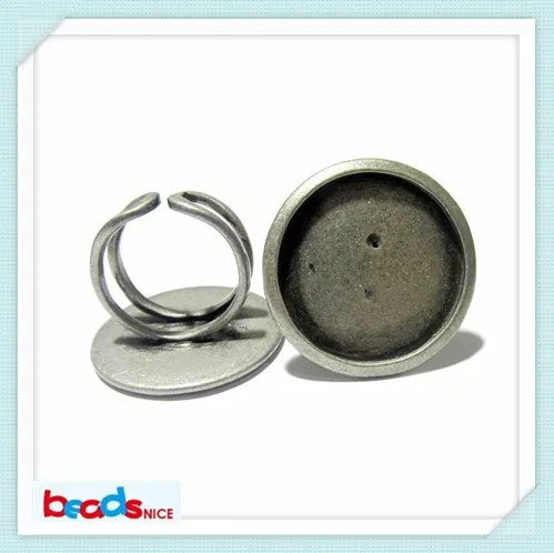 Beadsnice ID10412 ручной работы кольцо настройки уникальные Регулируемые кольца основа заготовки 25 мм для вашего дизайна
