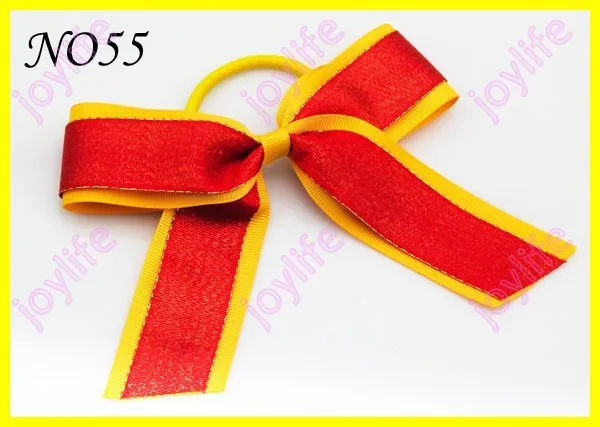 Новые 30 шт. новейшая мода 5*6 ''Cheer ведущий волосы лук Разноцветные девушка держатели волосы бант