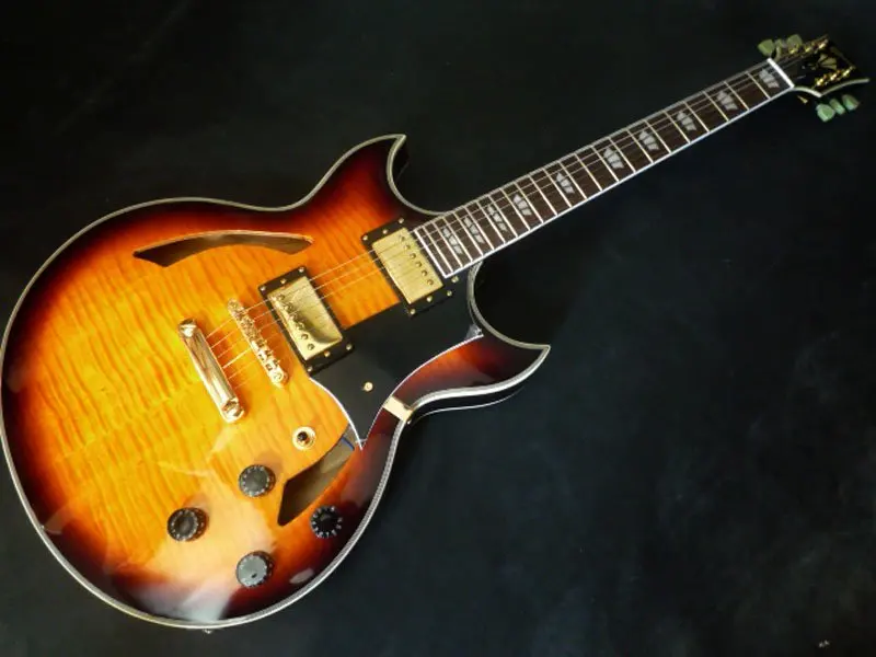 Джони джаз электрогитара sunburst to black