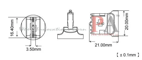 PA LED 2 шт. X T10 194 до T20(7440) трансформатор шарика Разъем База