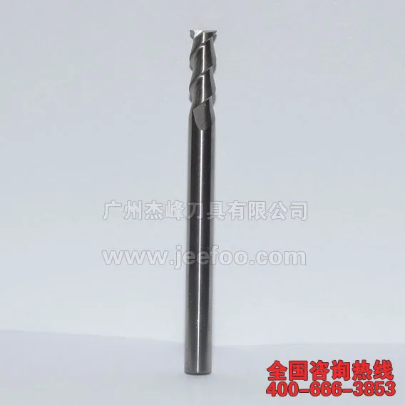 2F-4*4* 50L твердый вольфрамовый стальной инструмент для резки металла, 2-спиральное концевое сверло резак