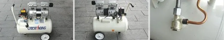 Портативный воздушный компрессор регулятор давления воздуха 0.7MPa давление, 8л воздушный бассейн цилиндр, подача сжатого воздуха, шумный меньше масла