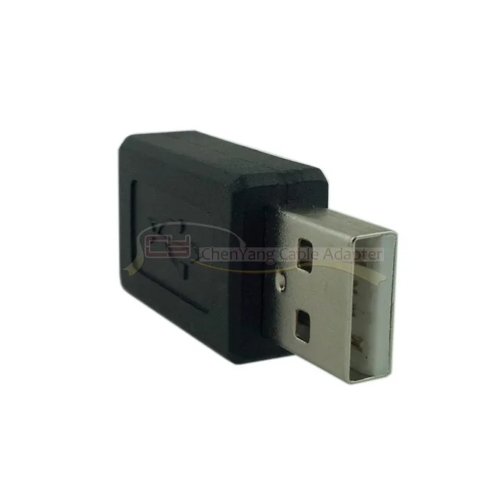 CY USB 2,0 A Тип папа к Micro USB B Тип 5pin гнездовой разъем адаптер конвертер